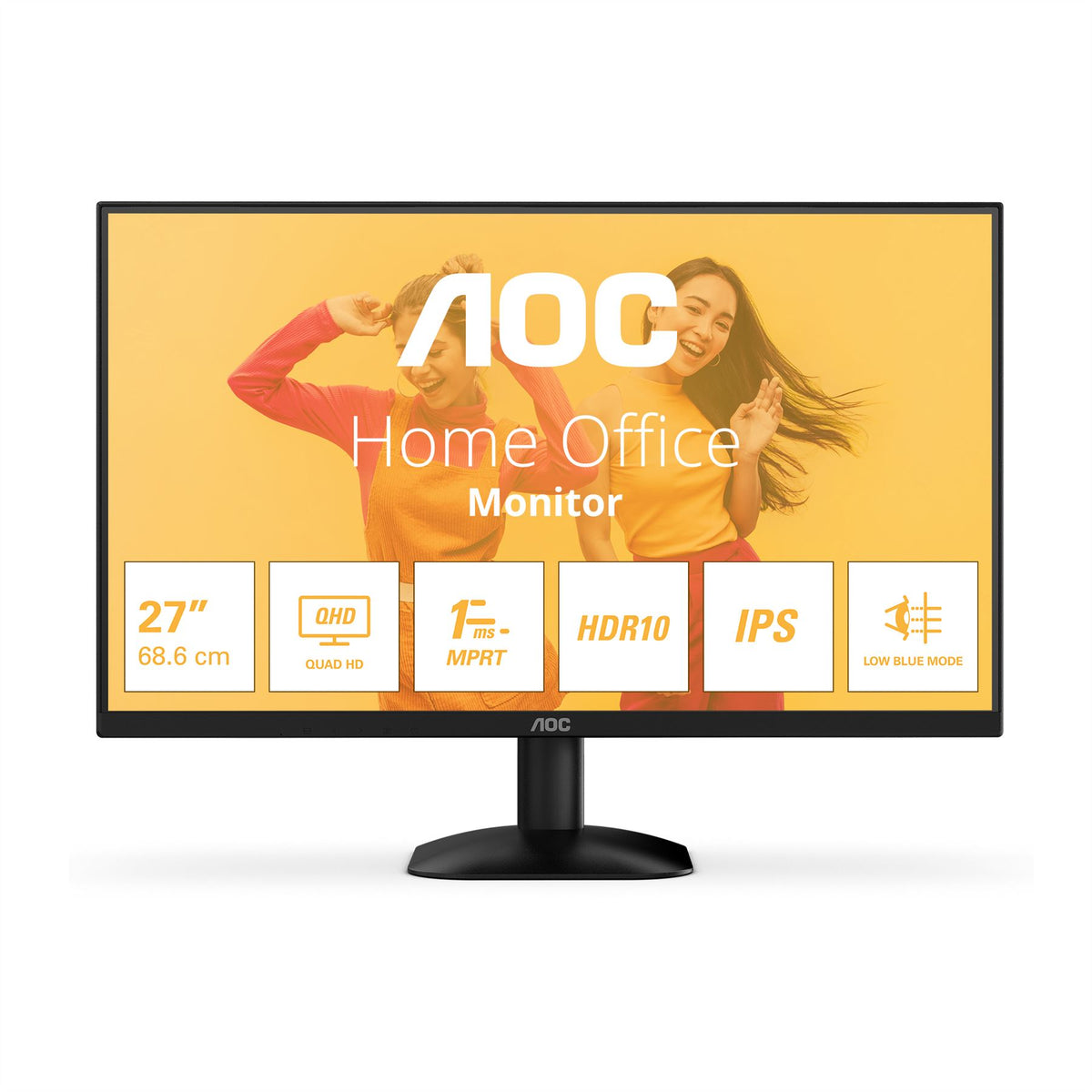 AOC B3 Q27B35E computer monitor 68.6 cm (27") 2560 x 1440 pixels Quad HD LED Black