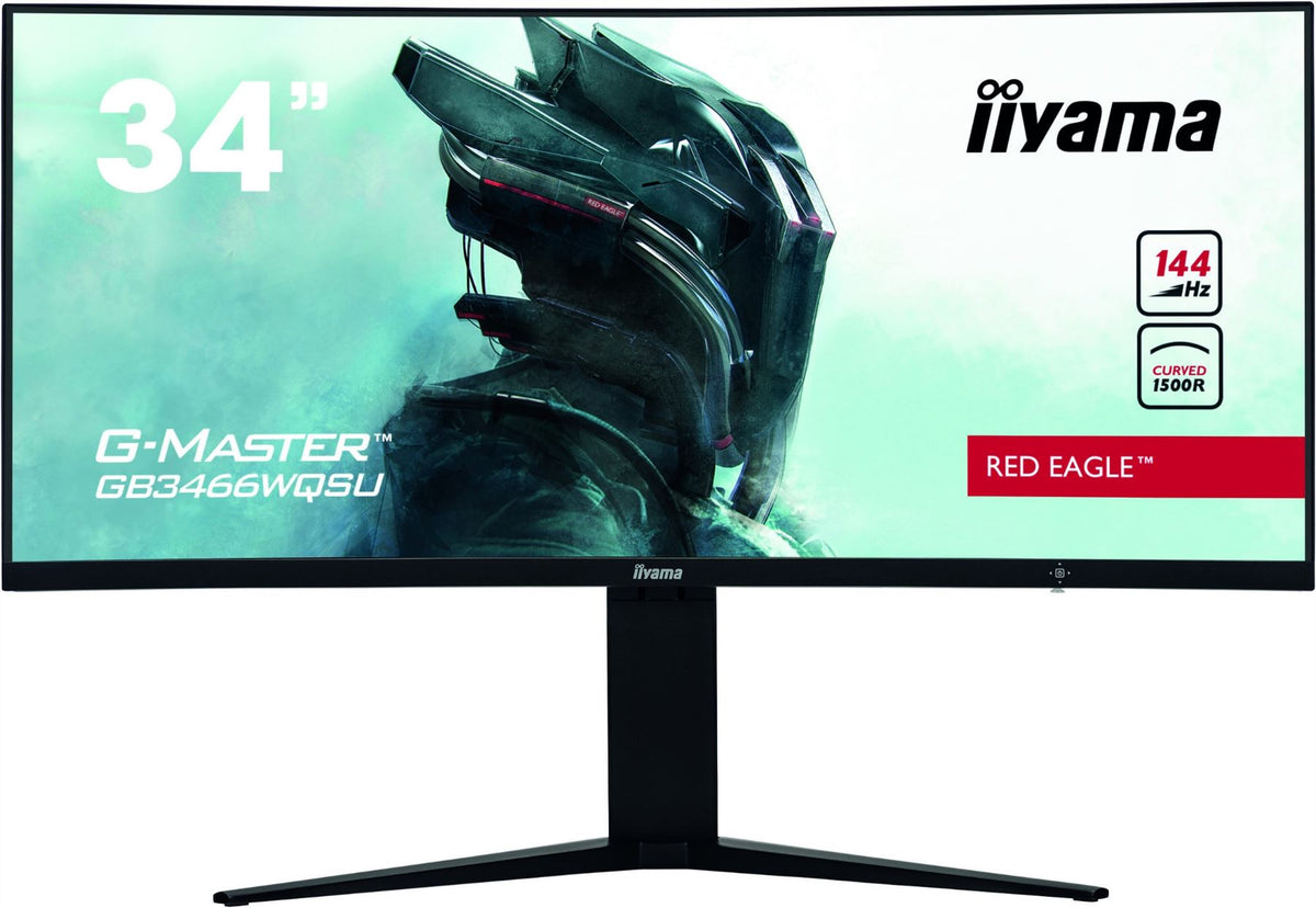 iiyama G-MASTER GB3466WQSU-B1 LED display 86.4 cm (34") 3440 x 1440 pixels UltraWide Quad HD Black Monitor