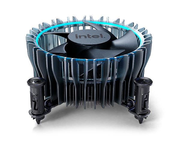 Intel Laminar RM1 Processor Air cooler Black Blue