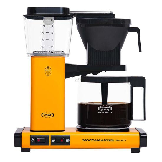 Moccamaster KBG Select - 1.25 Litre Fully-auto Drip coffee maker in Yellow Pepper