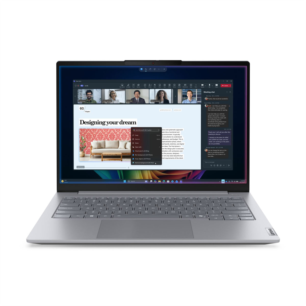 Lenovo ThinkBook 14 G9 IPL Copilot+ PC Intel Core Ultra 7 355 Laptop 35.6 cm (14") WUXGA 16 GB DDR5-SDRAM 512 GB SSD Wi-Fi 7 (802.11be) Windows 11 Pro Grey English
