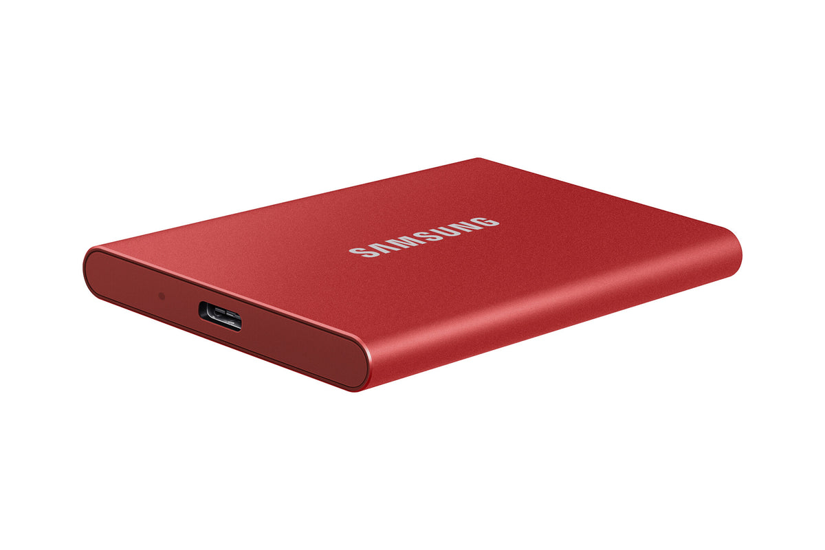 Samsung T7 1 TB Portable SSD in Red