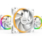 be quiet! Light Wings White -  PWM Computer Case Fan in White - 120mm (Pack of 3)