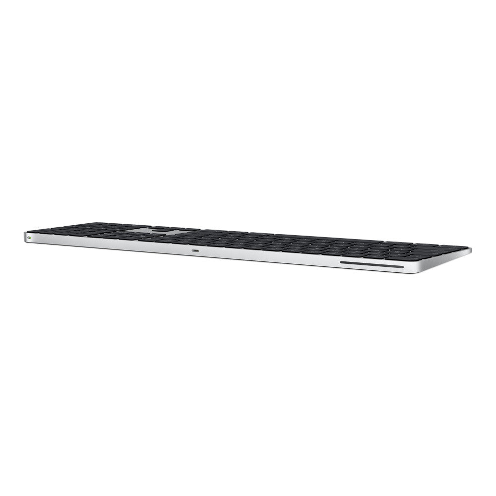 Apple Magic - USB Wired + Bluetooth Keyboard in Black / Silver (QWERTZ Swiss)