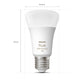 Philips Hue Smart lightbulb - White and Colour - E27 (Pack of 2)