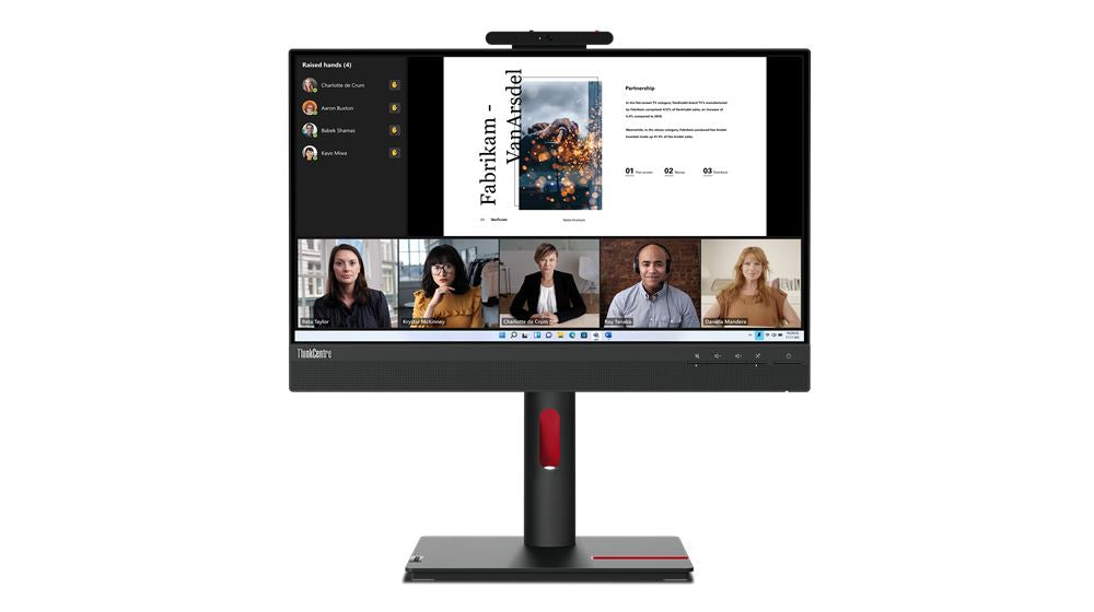 Lenovo ThinkCentre Tiny-In-One 22 computer monitor 54.6 cm (21.5") 1920 x 1080 pixels Full HD LED Black