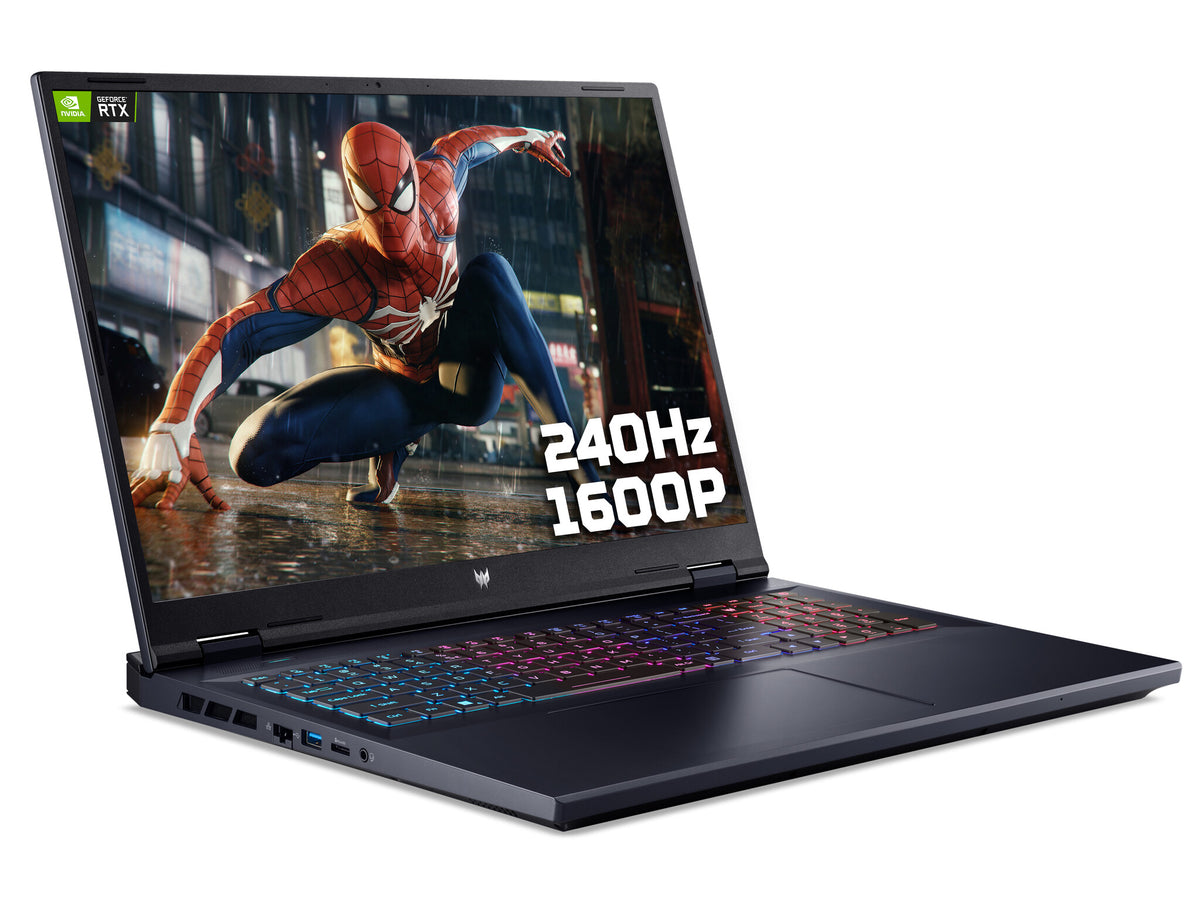Acer Predator Helios Neo 18 - 45.7 cm (18&quot;) - Intel® Core™ i7-14700HX - 16 GB DDR5-SDRAM - 1 TB SSD - NVIDIA GeForce RTX 4070 - Wi-Fi 6E - Windows 11 Pro - Black