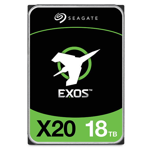 Seagate Enterprise Exos X20 - 7.2K RPM Serial ATA III 3.5" HDD - 18 TB