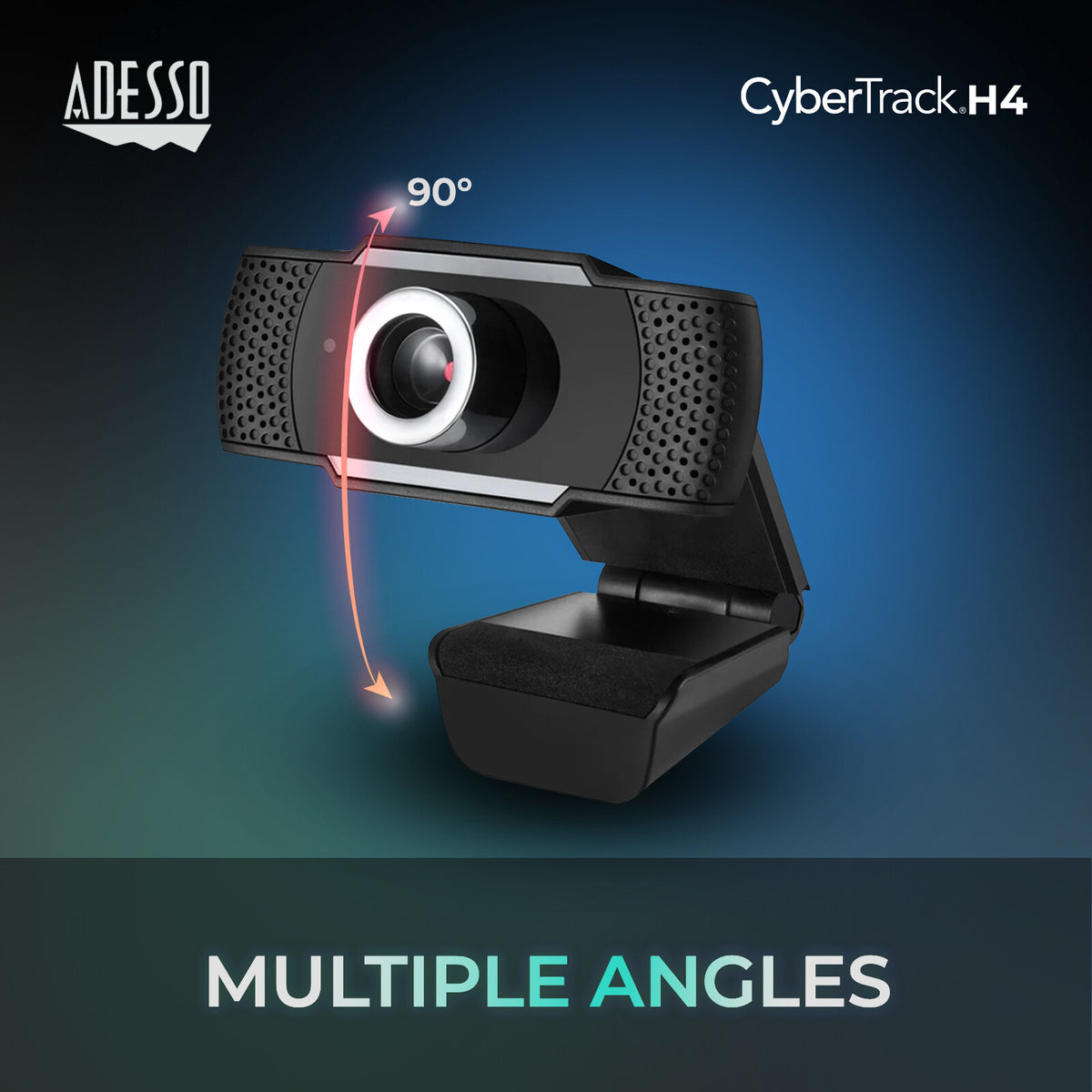 Adesso CyberTrack H4 - 2.1 MP 1920 x 1080 pixels USB webcam