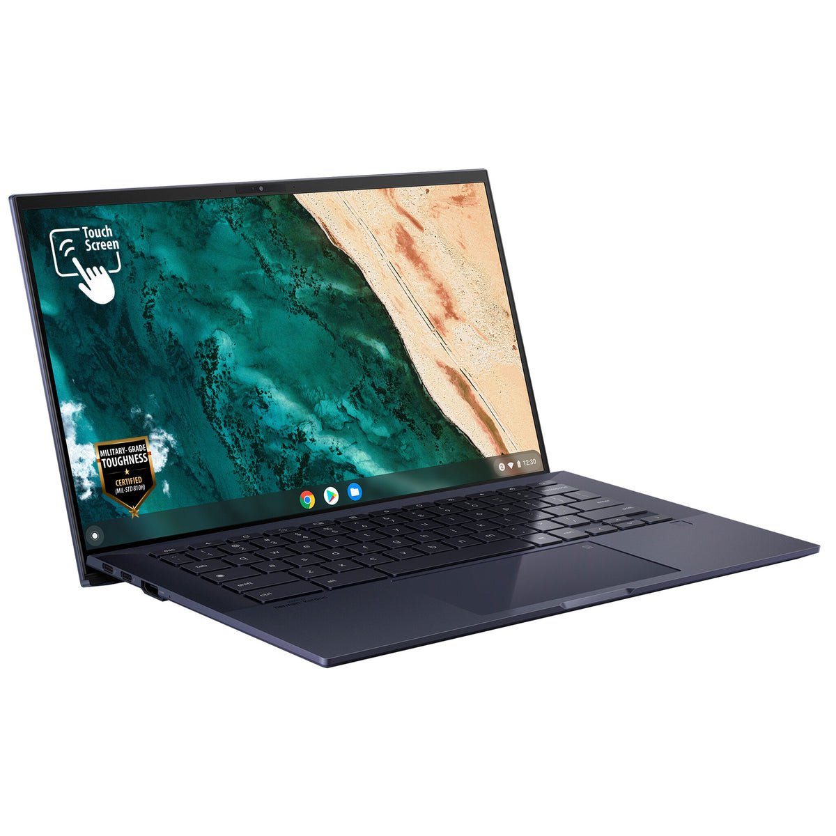 ASUS Chromebook - 35.6 cm (14") - Touchscreen - Intel® Core™ i7-1165G7- 16 GB LPDDR4x-SDRAM - 512 GB SSD - Wi-Fi 6 - ChromeOS - Black
