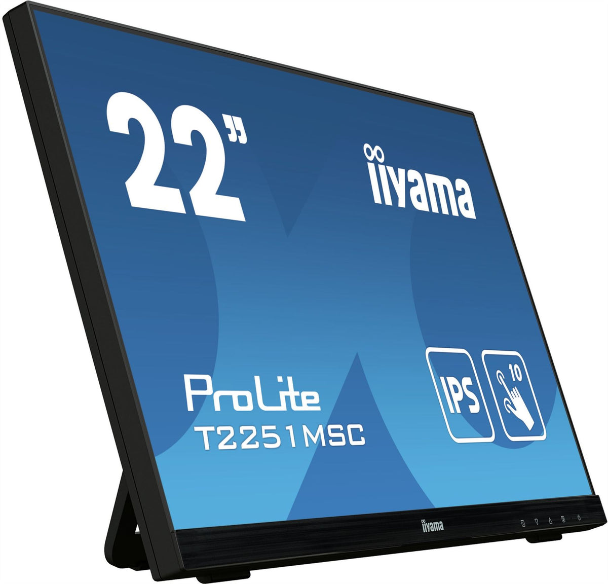 iiyama ProLite T2251MSC-B1 Computer Monitor 54.6 cm (21.5") 1920 x 1080 pixels Full HD LED Touchscreen Multi-user Black