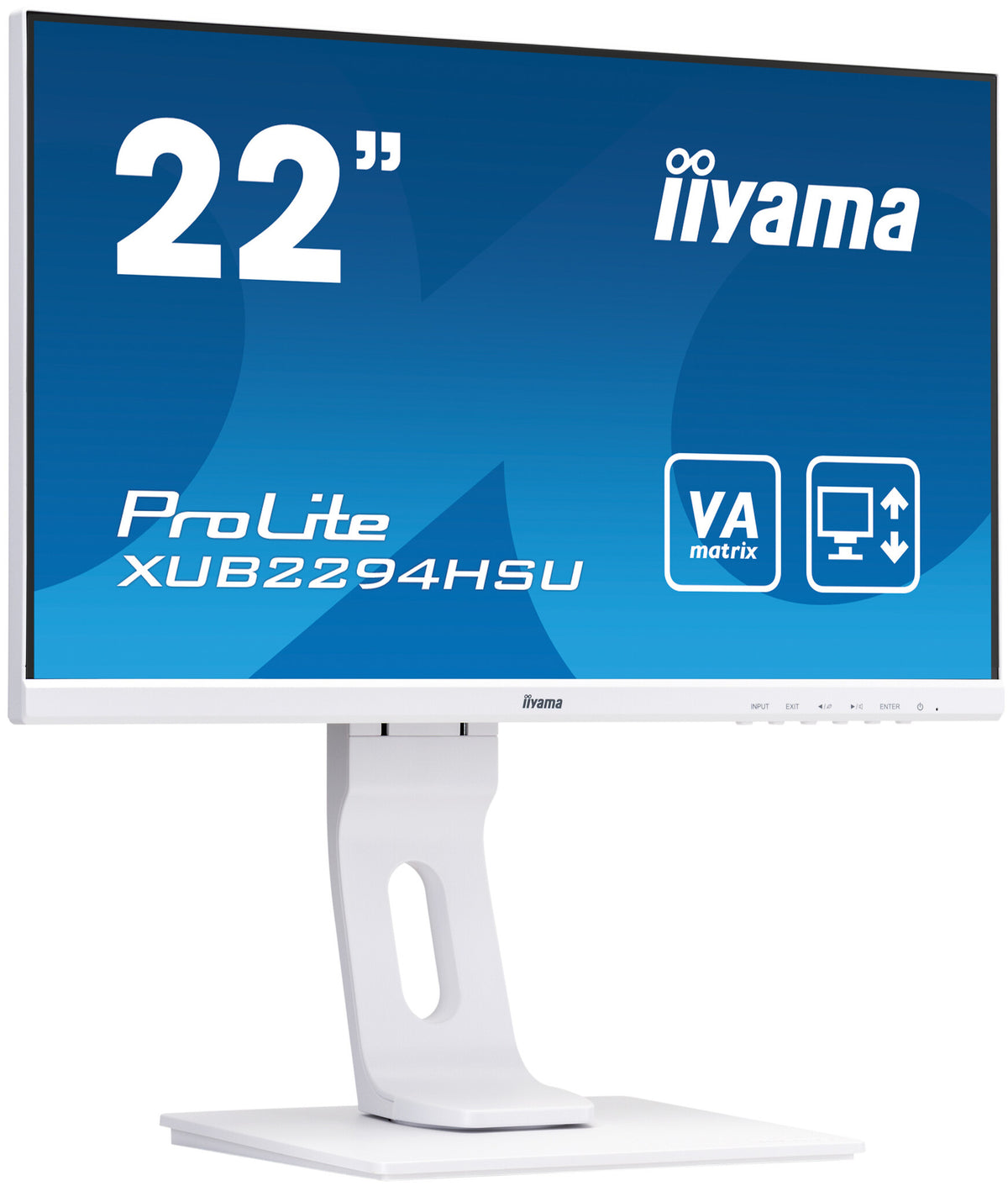 iiyama ProLite XUB2294HSU-W1 - 54.6 cm (21.5") - 1920 x 1080 pixels FHD LED Monitor
