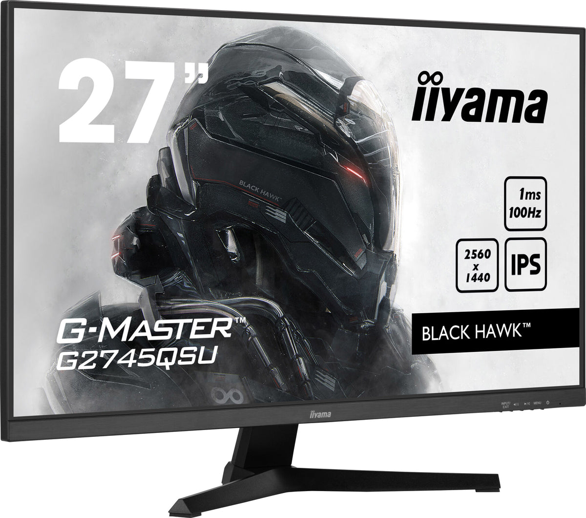 iiyama G-MASTER G2745QSU-B1 - 68.6 cm (27") - 2560 x 1440 pixels Dual WQHD LED Monitor