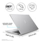 HP ZBook Firefly G10 Laptop - 40.6 cm (16") - Intel® Core™ i7-1355U - 16 GB DDR5-SDRAM - 1 TB SSD - NVIDIA RTX A500 - Wi-Fi 6E - Windows 11 Pro - Silver