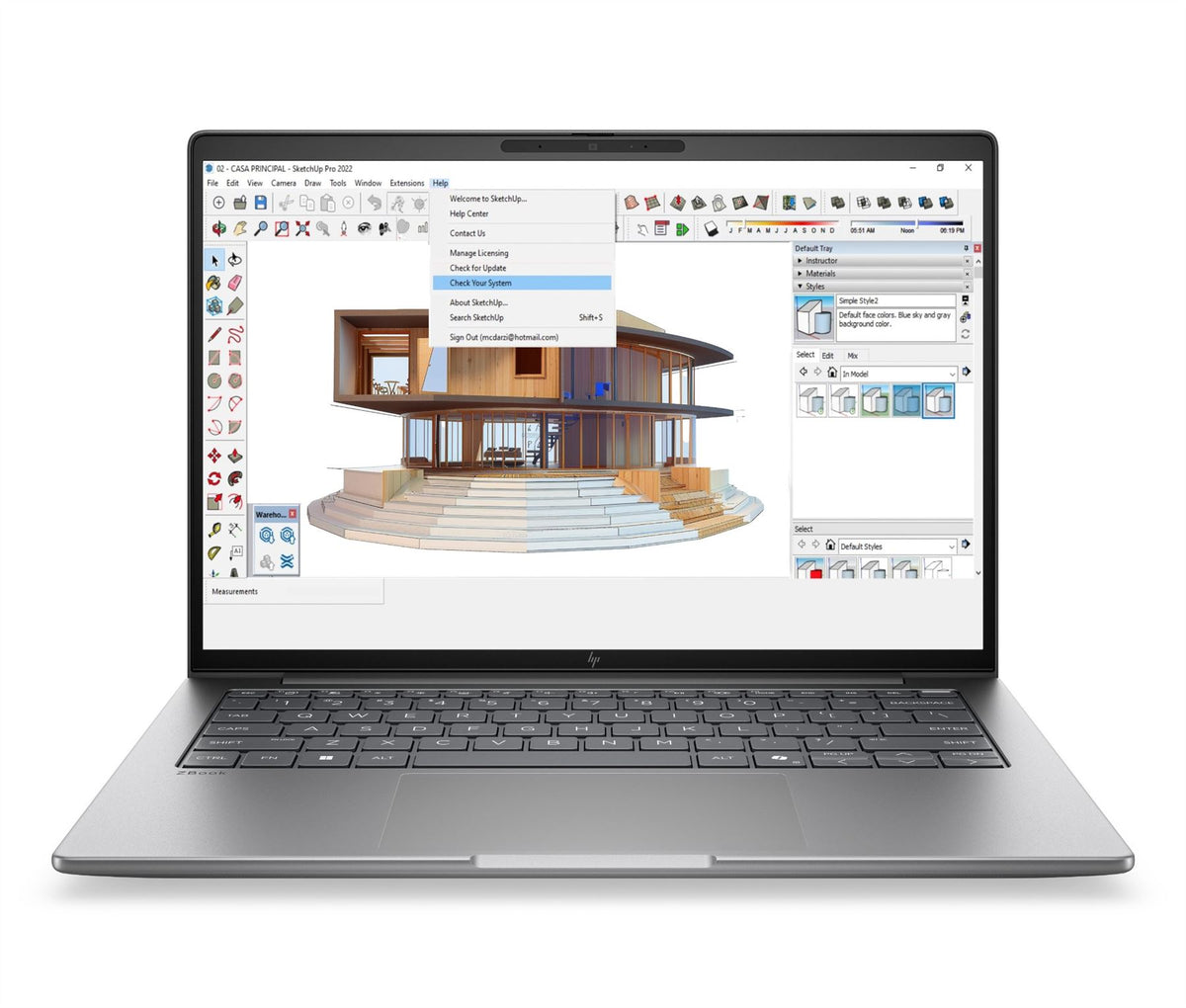 HP ZB8G2A14 RA9HXP470 14 48GB/1T PC Copilot+ PC 35.6 cm (14") WQXGA DDR5-SDRAM 1 TB SSD Wi-Fi 7 (802.11be) Windows 11 Pro AI Workstation, AI PC Silver