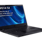 Acer TravelMate P2 TMP214-54 Laptop - 35.6 cm (14") - Intel® Core™ i3-1215U - 8 GB DDR4-SDRAM - 256 GB SSD - Wi-Fi 6 - Windows 11 Home - Black