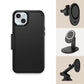 Strada Series Folio Case with MagSafe for iPhone 15 Plus in Shadow
