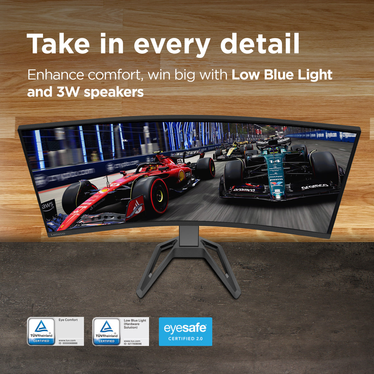 Lenovo G34W-30 - 86.4 cm (34&quot;) - 3440 x 1440 pixels WQHD W-LED Monitor