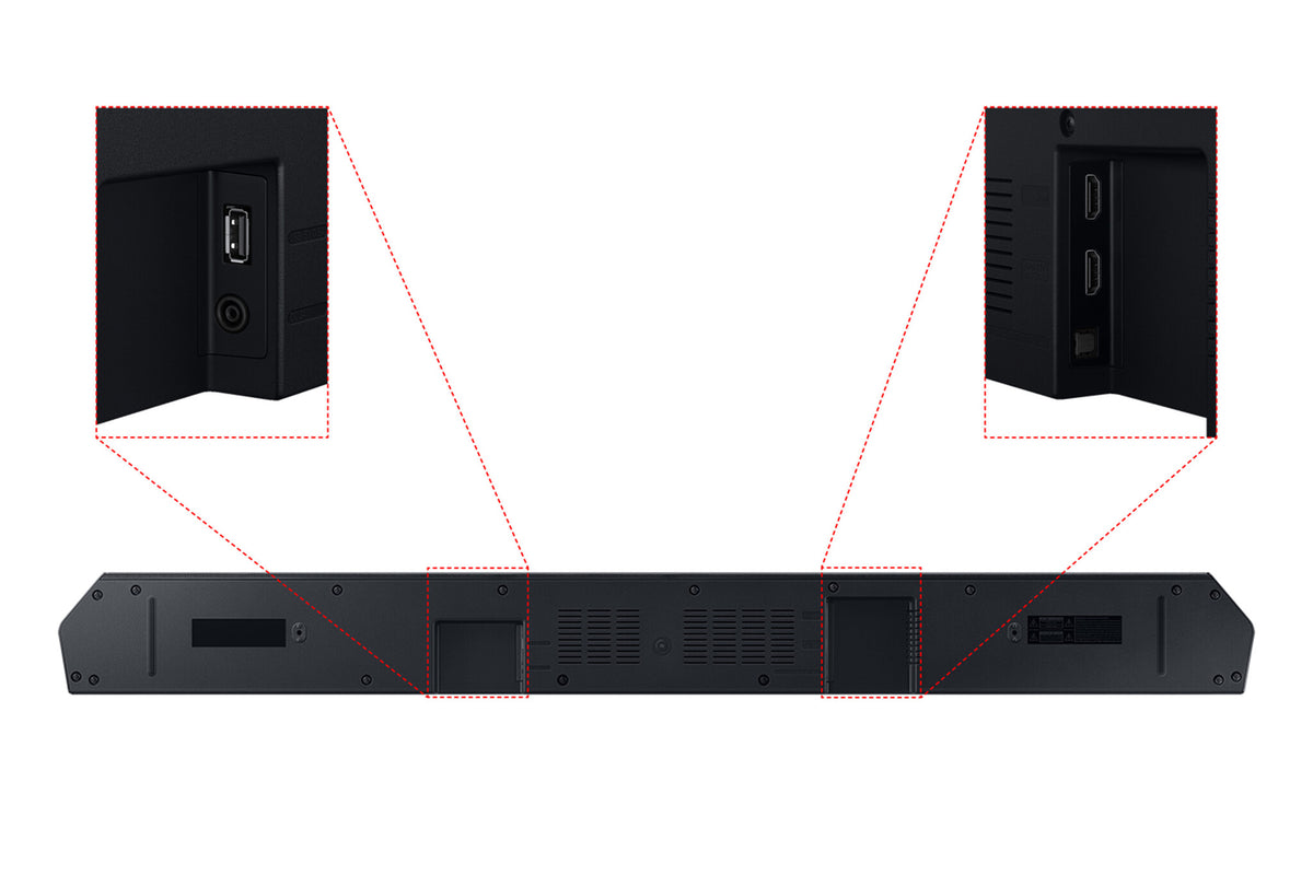 Samsung HW-Q600C - Bluetooth Cinematic Soundbar with Dolby Atmos, DTS:X &amp; Wireless Subwoofer in Black