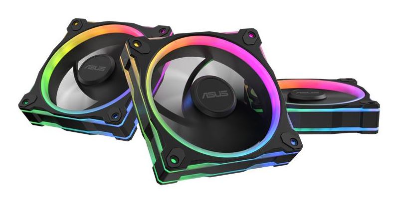 ASUS Prime MR120 Fan ARGB Reverse Black 3in1 Computer case 12 cm 3 pc(s)