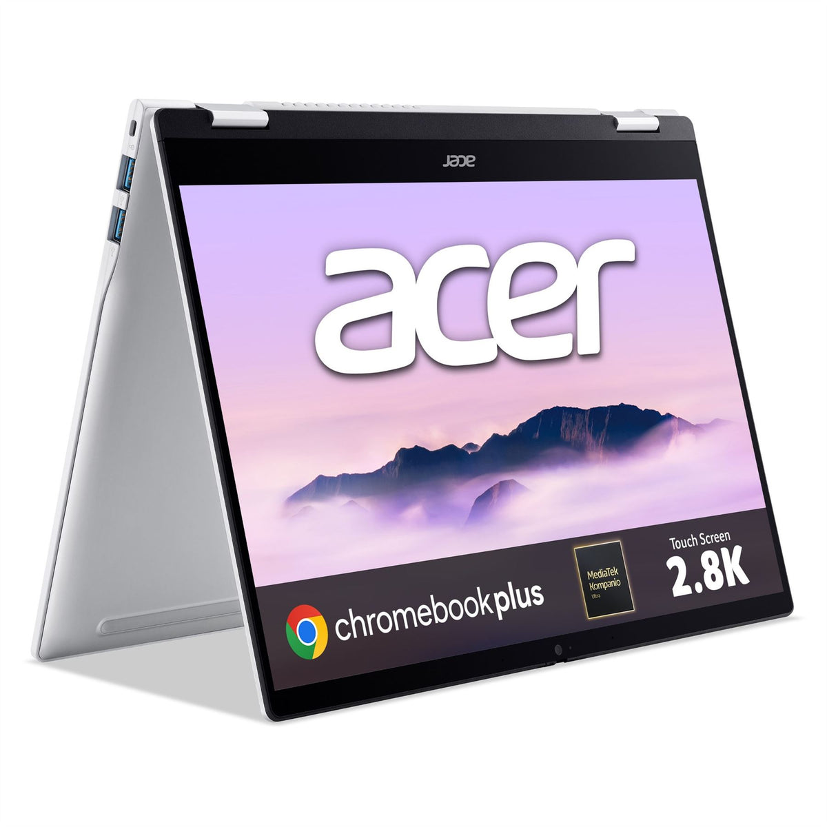 Acer Chromebook Enterprise 514 Plus Spin 514 convertible (CPE594-2N) - MediaTek Kompanio Ultra 910, 12GB RAM, 256GB, 14" 2.8K touchscreen, Chrome OS