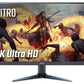 Acer Nitro VG270KL - 68.6 cm (27") - 3840 x 2160 pixels 4K UHD LCD Gaming Monitor