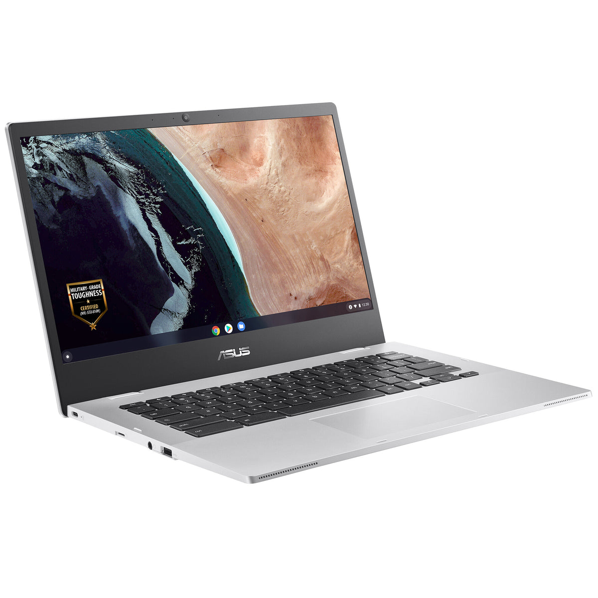 ASUS Chromebook CX1 - 35.6 cm (14&quot;) - Intel® Celeron® N4500 - 4 GB LPDDR4x-SDRAM - 128 GB eMMC - Wi-Fi 6 - ChromeOS - Silver