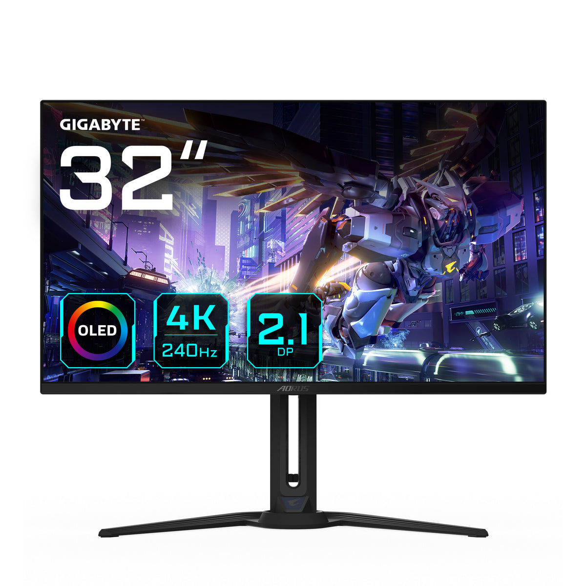 Gigabyte AORUS FO32U2P - 80 cm (31.5") - 3840 x 2160 pixels 4K Ultra HD OLED Monitor