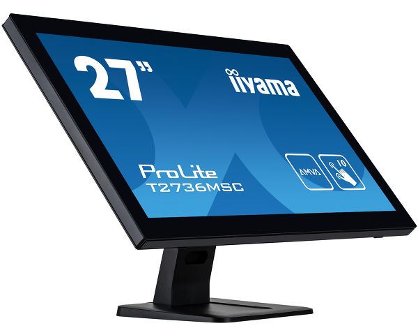 iiyama ProLite T2736MSC-B1 Computer Monitor 68.6 cm (27") 1920 x 1080 pixels Full HD LED Touchscreen Black