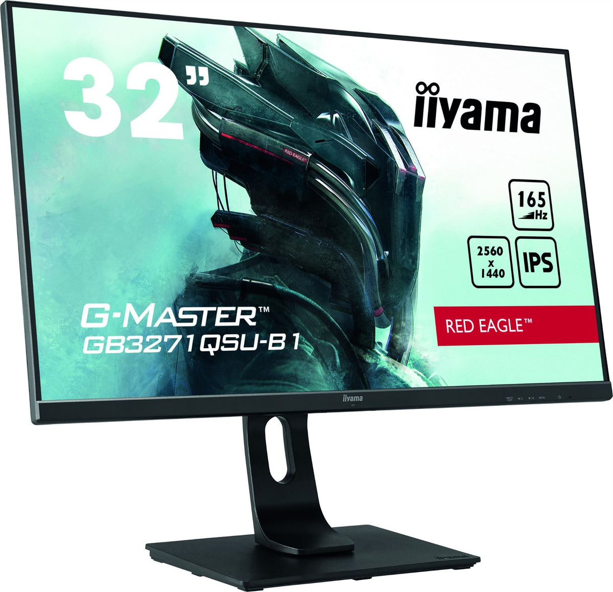 iiyama G-MASTER GB3271QSU-B1 Computer Monitor 80 cm (31.5") 2560 x 1440 pixels Wide Quad HD LED Black