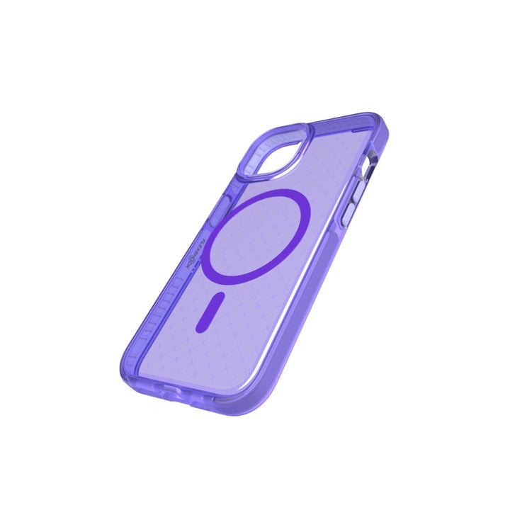 Tech21 Evo Check with MagSafe for iPhone 14 in Wondrous Purple
