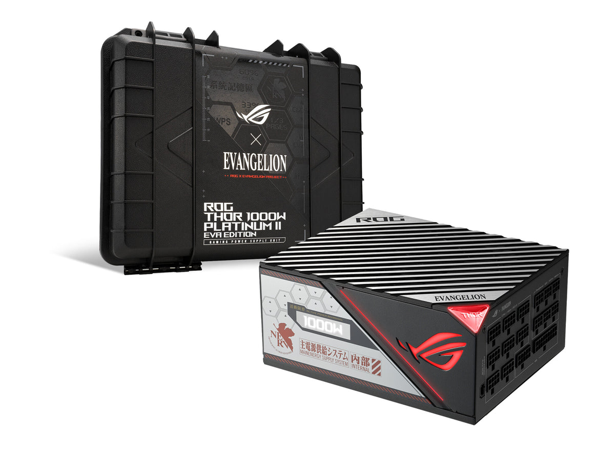 ASUS ROG THOR &quot;EVA Edition&quot; - 1000W 80+ Platinum II Fully Modular Power Supply Unit