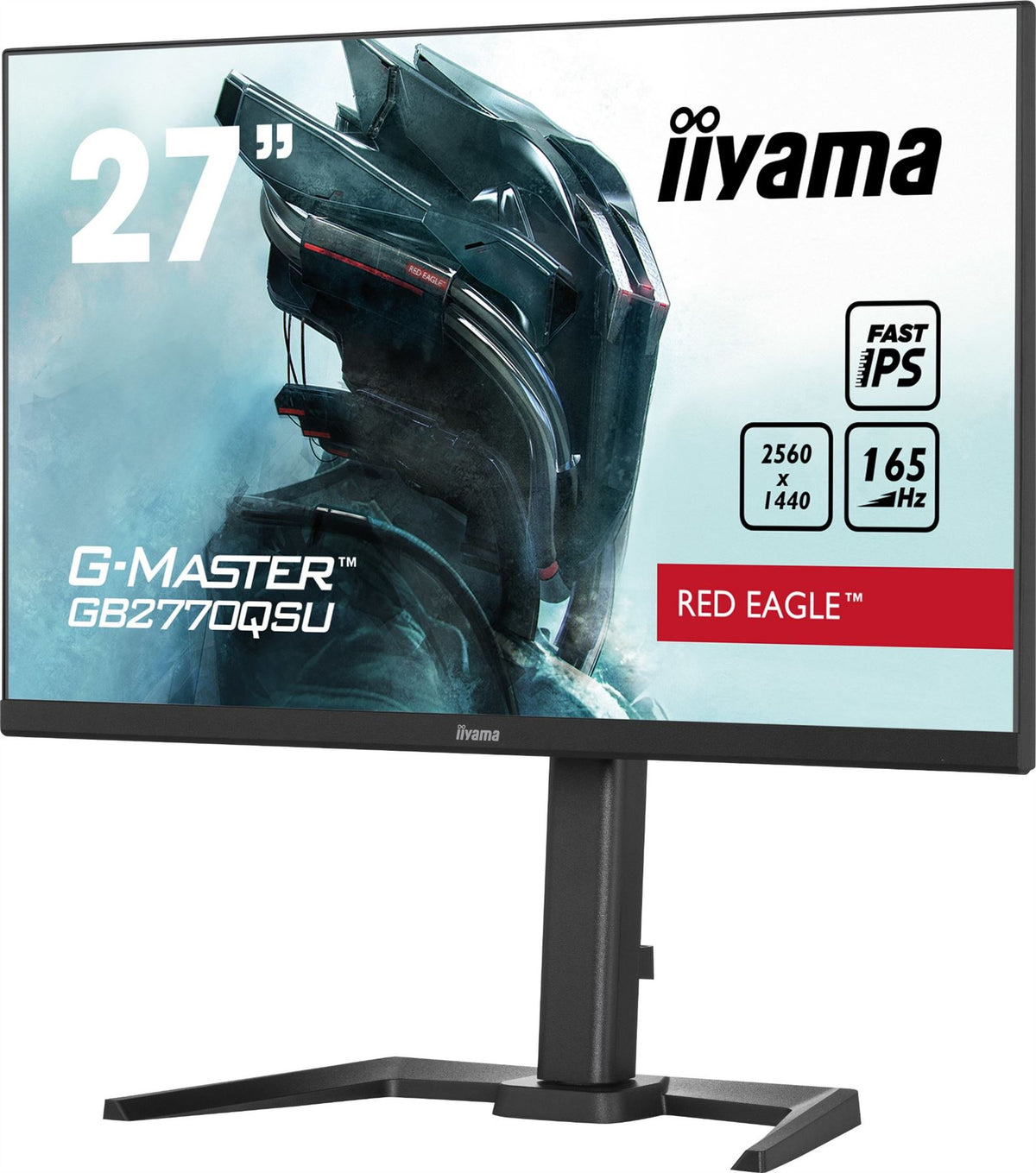 iiyama G-MASTER GB2770QSU-B5 Computer Monitor 68.6 cm (27") 2560 x 1440 pixels Wide Quad HD LED Black