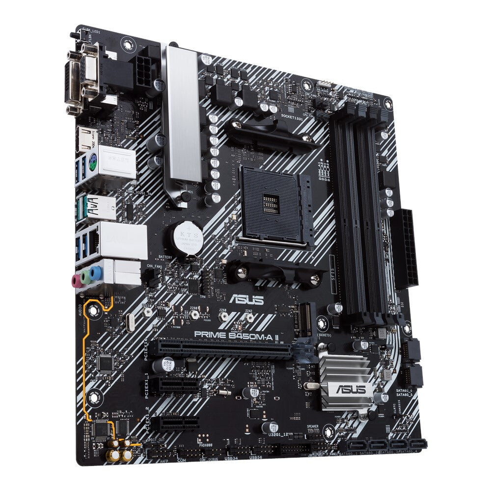 ASUS PRIME B450M-A II micro ATX motherboard - AMD B450 Socket AM4