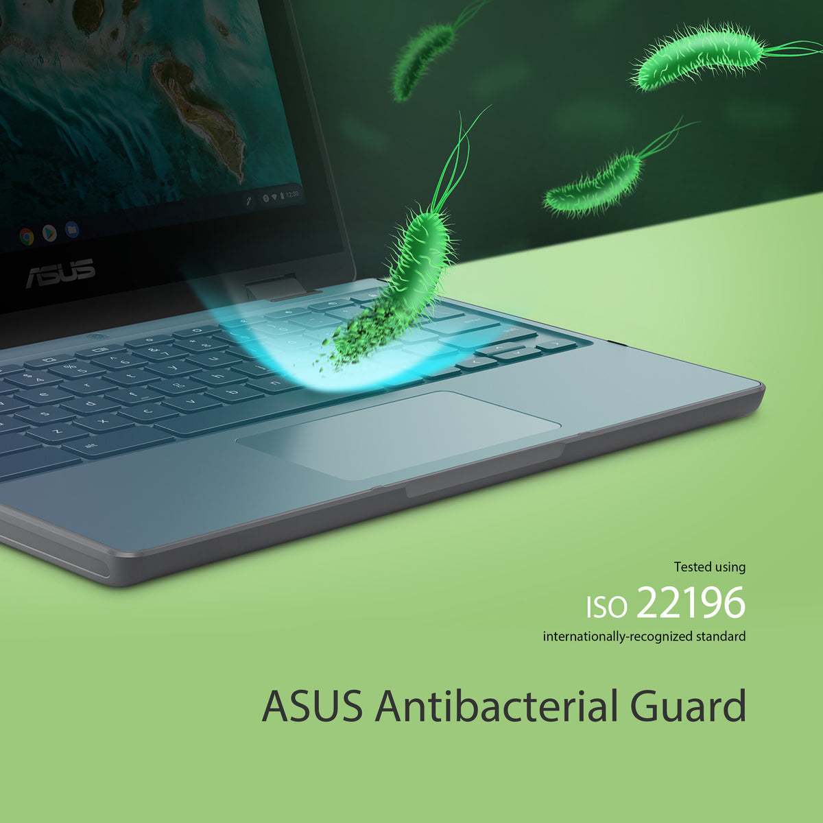 ASUS Chromebook Flip CR1 - 29.5 cm (11.6") - Touchscreen - Intel® Celeron® N4500 - 4 GB LPDDR4x-SDRAM - 64 GB eMMC - Wi-Fi 6 - ChromeOS - Grey