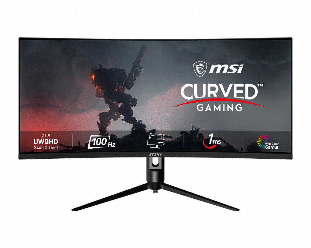 MSI MAG342CQPV - 86.4 cm (34") - 3440 x 1440 pixels UltraWide QHD LCD Monitor