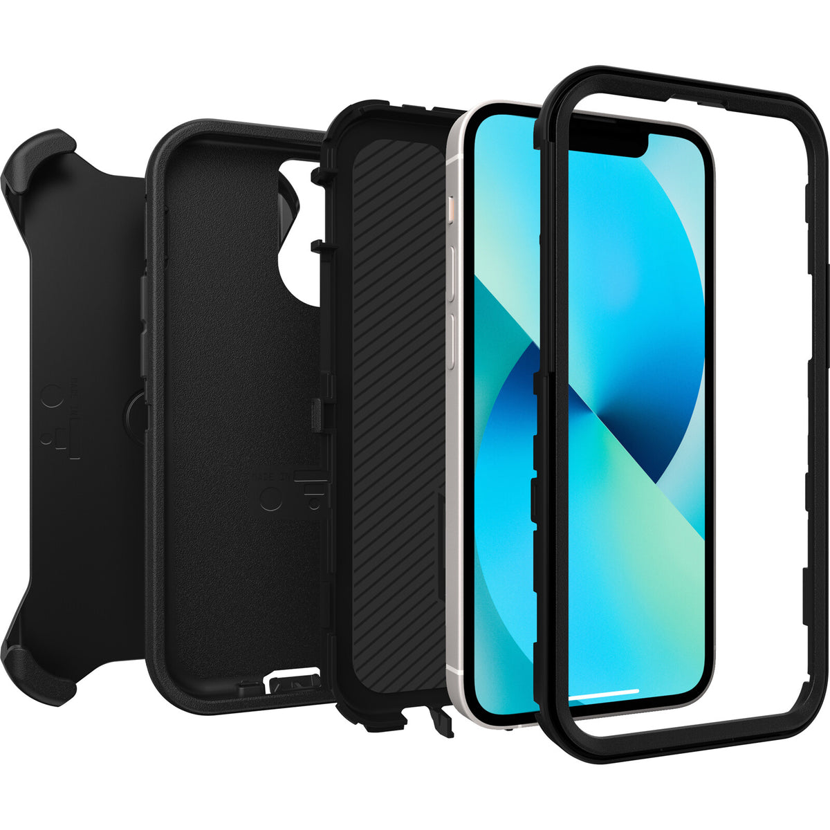 OtterBox Defender Case for iPhone 13 mini / 12 mini in Black - No Packaging