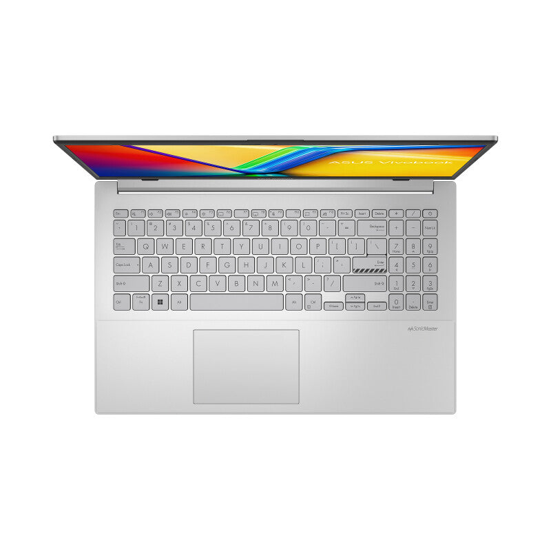 ASUS Vivobook Go 15 OLED Laptop - 39.6 cm (15.6") - Intel Core i3-N305 - 8 GB DDR4-SDRAM - 256 GB Flash - Wi-Fi 6E - Windows 11 Home in S mode - Silver