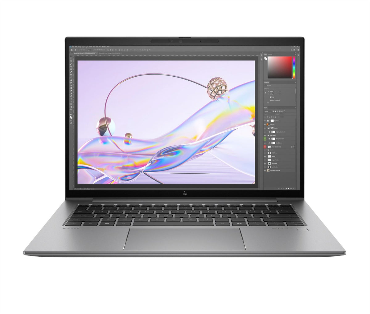 HP ZBook Firefly G10 A AMD Ryzen� 9 8945HS Mobile workstation 35.6 cm (14") WQXGA 64 GB DDR5-SDRAM 1 TB SSD Wi-Fi 6E (802.11ax) Windows 11 Pro AI PC Grey