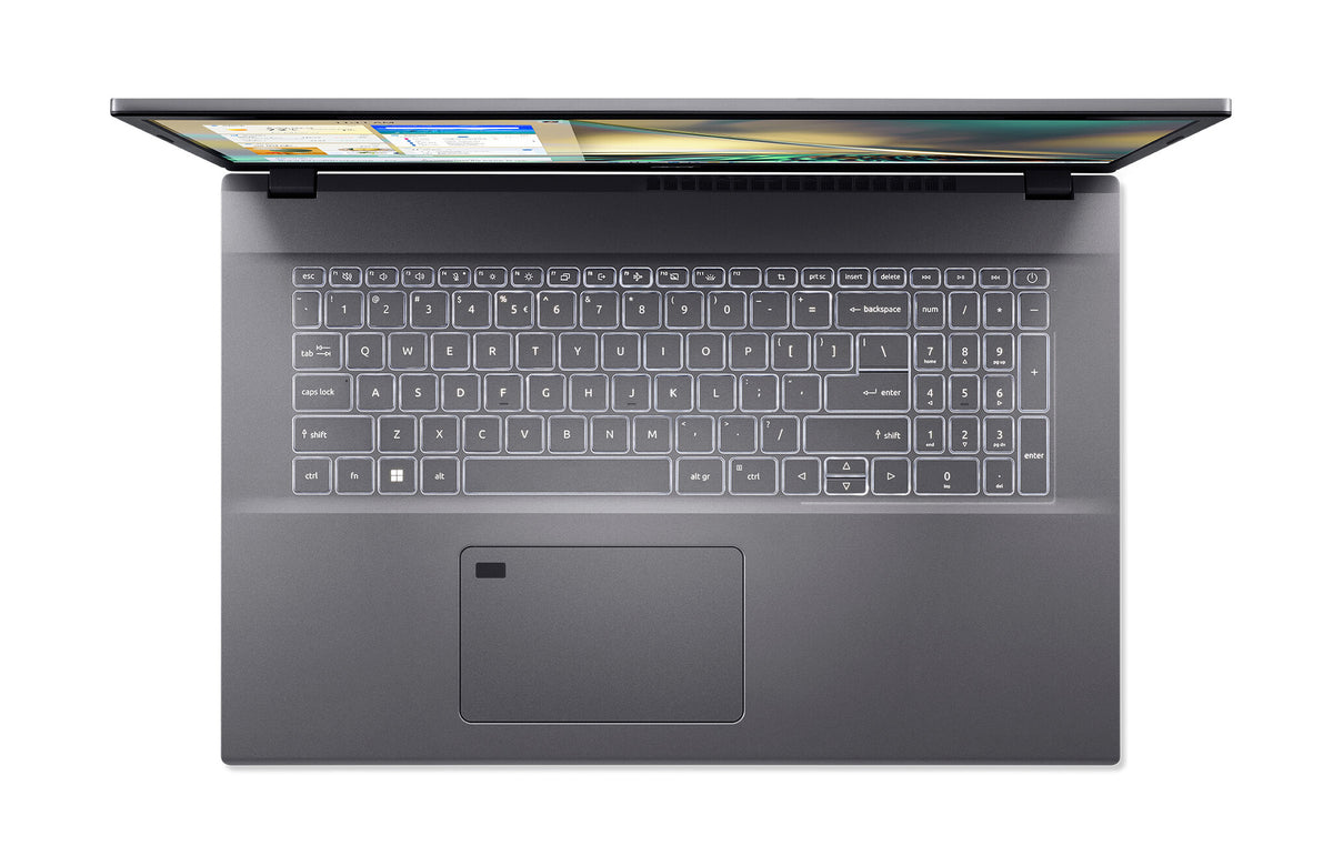 Acer Aspire 5 Laptop - 43.9 cm (17.3") - Intel® Core™ i7-1260P - 16 GB DDR4-SDRAM - 512 GB SSD - NVIDIA GeForce RTX 2050 - Wi-Fi 6 - Windows 11 Home - Grey