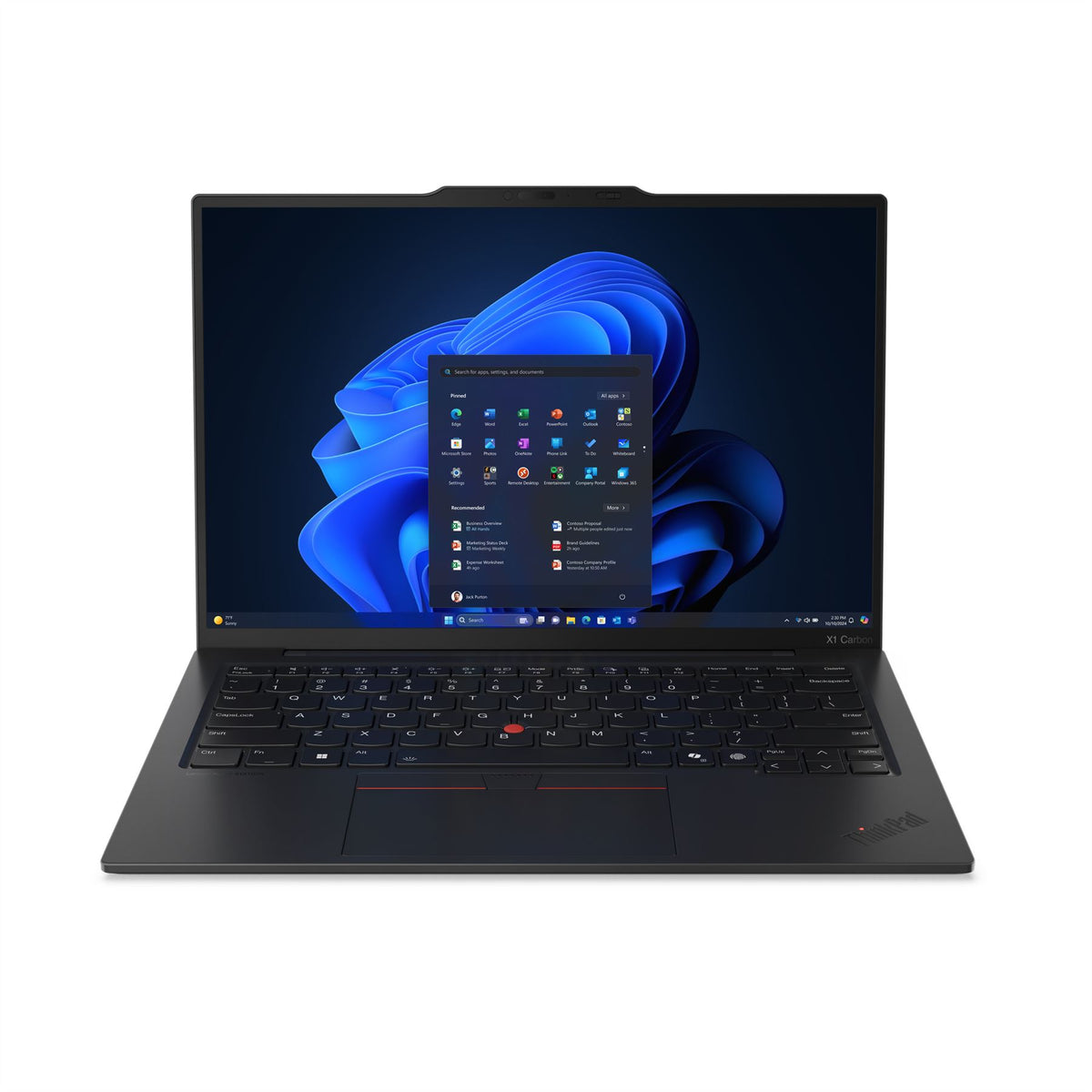 Lenovo ThinkPad X1 Carbon Gen 13 Intel Core Ultra 7 255U Laptop 35.6 cm (14&quot;) Touchscreen 2.8K 32 GB LPDDR5x-SDRAM 1 TB SSD Wi-Fi 6E (802.11ax) Windows 11 Pro UK English Black