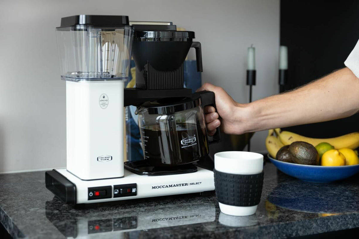 Moccamaster KBG Select coffee maker in Matt White