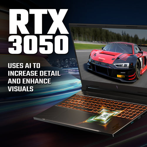 Acer Nitro V 16 Gaming Laptop - 40.6 cm (16&quot;) - AMD Ryzen 7 8845HS - 16 GB DDR5-SDRAM - 512 GB SSD - NVIDIA GeForce RTX 3050 - Wi-Fi 6 - Windows 11 Home - Black
