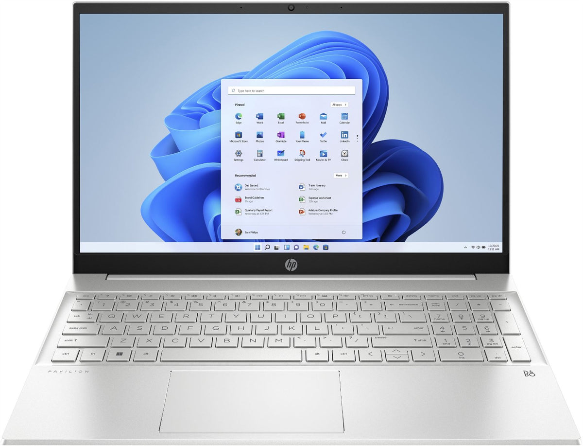 HP Pavilion 15-eg3005na Intel® Core™ i5 i5-1335U Laptop 39.6 cm (15.6") Touchscreen Full HD 8 GB DDR4-SDRAM 512 GB SSD Wi-Fi 6 (802.11ax) Windows 11 Home Silver