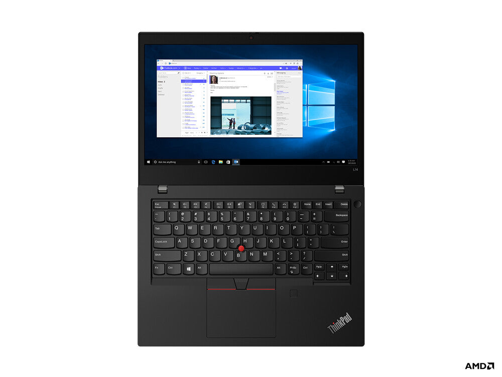 Lenovo ThinkPad L14 Laptop - 35.6 cm (14") - AMD Ryzen™ 3 PRO 4450U - 8 GB DDR4-SDRAM - 256 GB SSD - Windows 11 Pro - Black