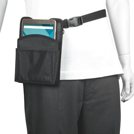 Mobilis RefugeTablet holster with belt for 10" Universal Tablets in Black