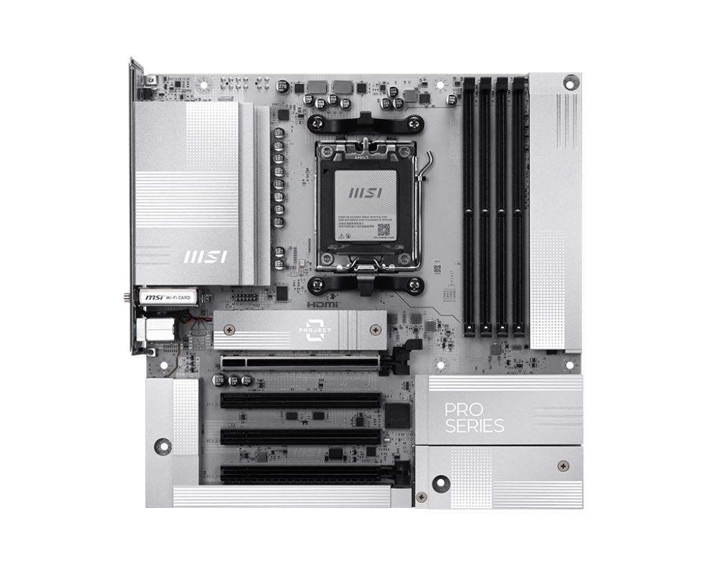 MSI AM5 PRO B850M-A WIFI PZ M-ATX AMD B850 Socket AM5 micro ATX