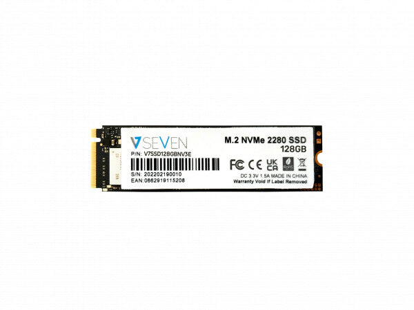 V7 V7SSD128GBNV3E - Serial ATA III NVMe 3D TLC M.2 SSD - 128 GB