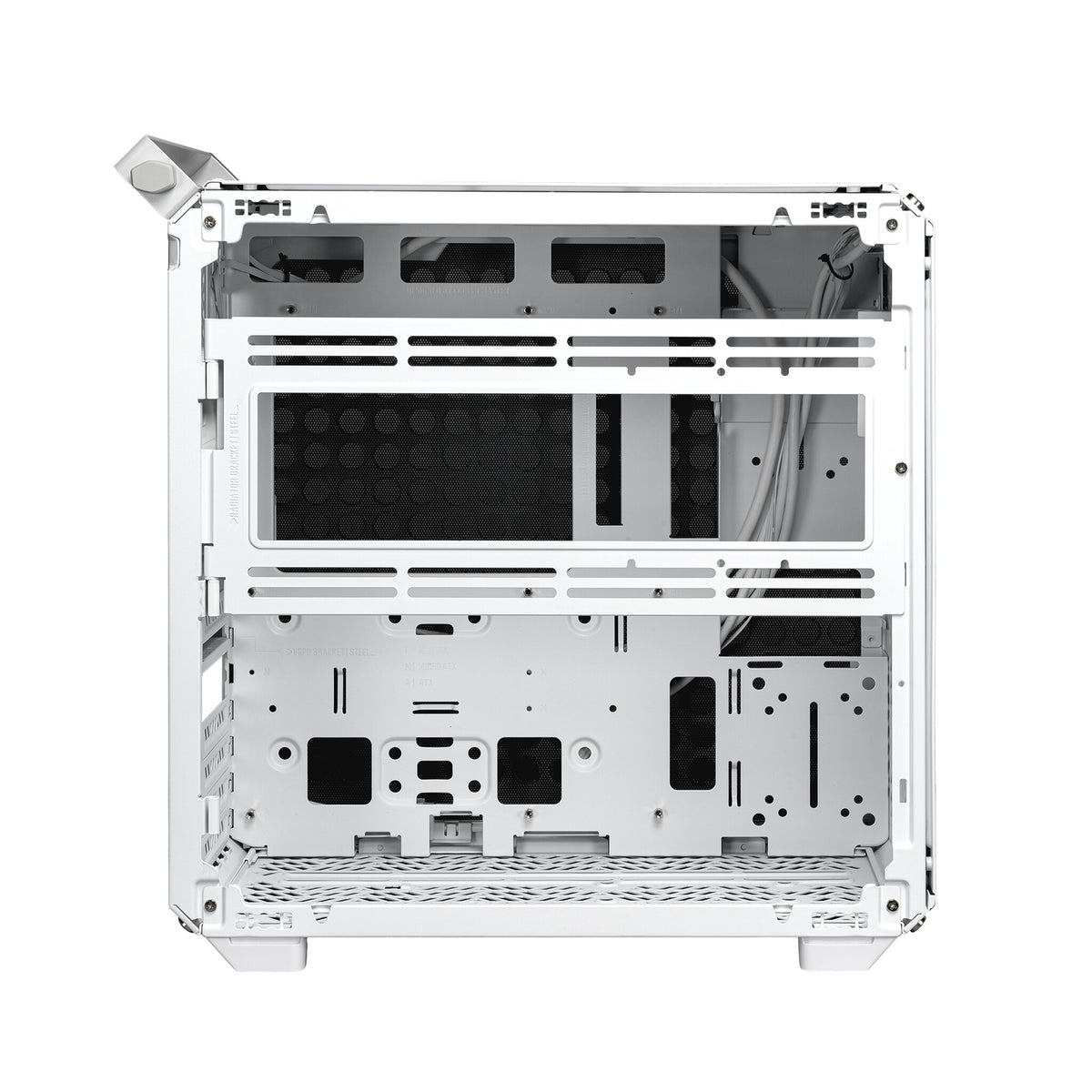 Cooler Master QUBE 500 Flatpack - ATX Mid Tower Case in White