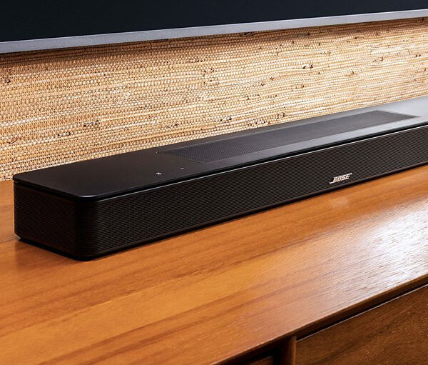 Bose Smart Soundbar 600 with Dolby Atmos, Wi-Fi, Bluetooth & Voice Recognition and Control in Black